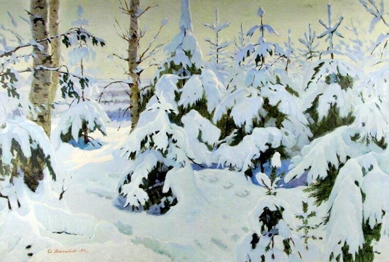 "Зимний пейзаж" (1957)