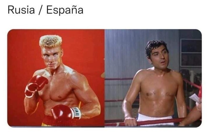 Россия VS Испания: