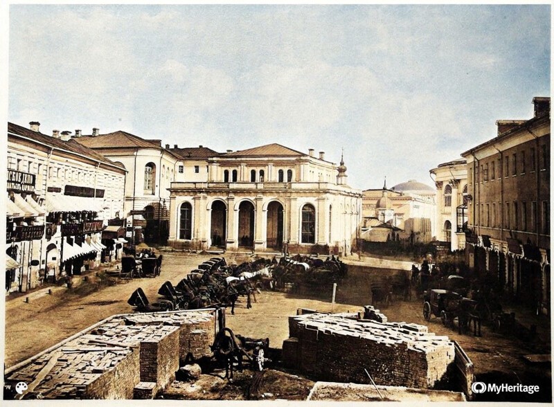 Биржевая площадь  1864 год