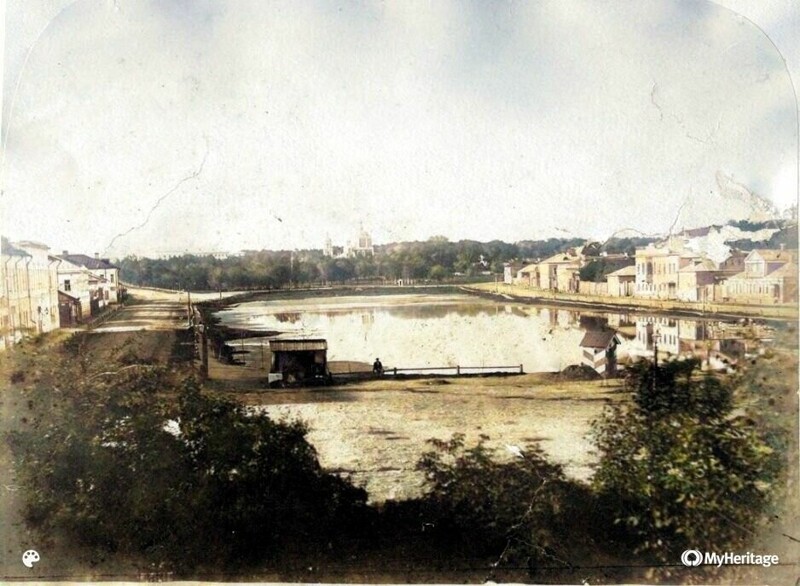 Самотецкий пруд  1865 год