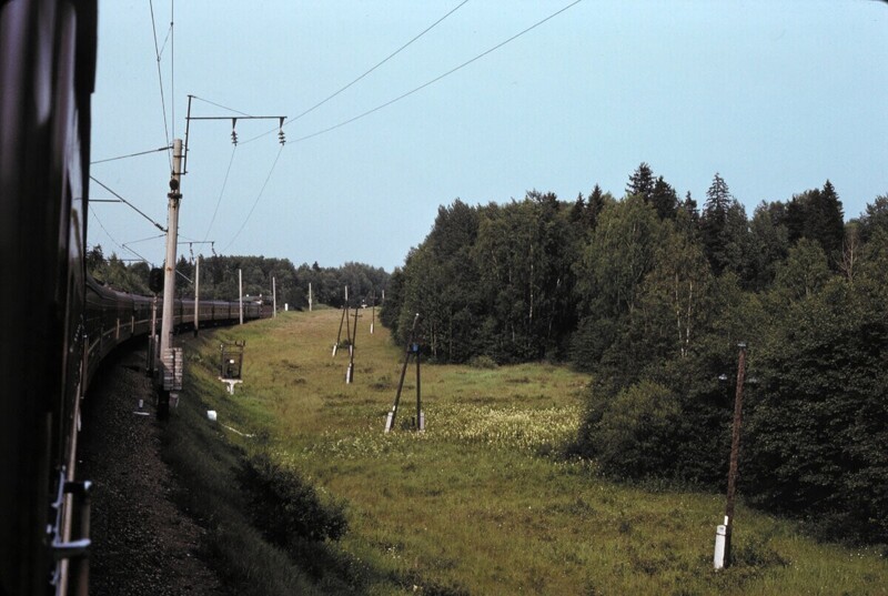Пейзажи Урала из окна поезда. Фотографии сделанные в 1979 году
