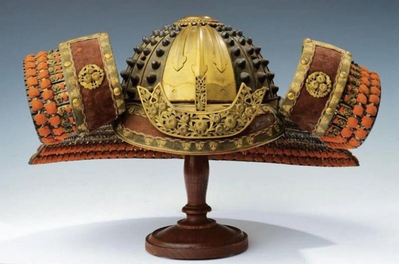 5. Самурайский шлем Хоши Бачи Кабуто, Япония, около 1800 года, из коллекции Czerny's International Auction House