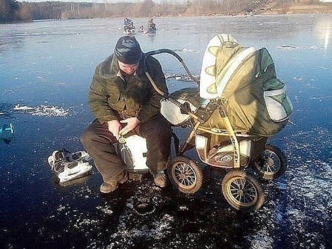 Зимняя рыбалка – это не только удовольствие, но и отличное время для юмора!