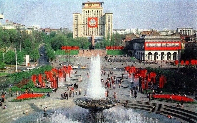 Площадь Независимости, Киев 1985 год