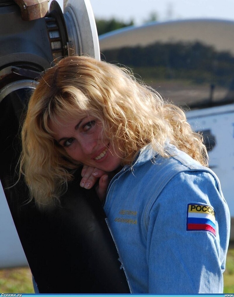 Женщина-пилот Светлана Капанина.