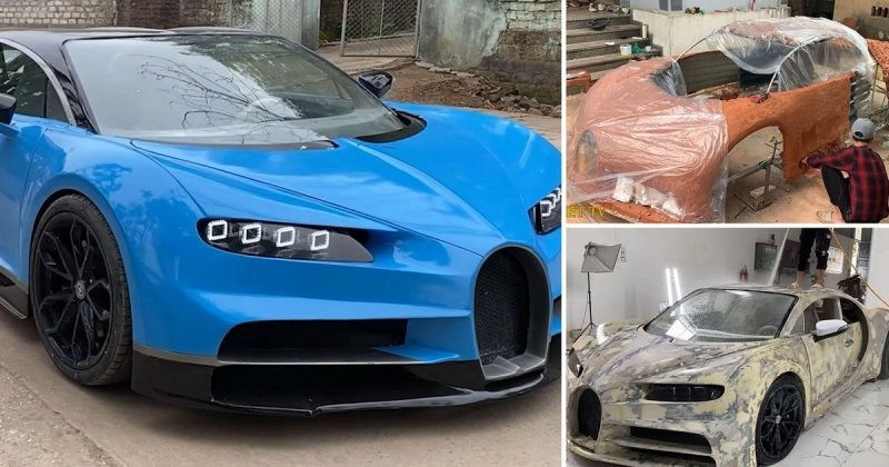 Сделано во Вьетнаме: автостроители-самоучки всего за 1 год построили реплику гиперкара Bugatti Chiron
