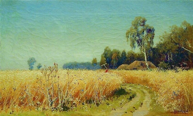 Орловский Владимир Донатович "Хлеба зреют" (1870)