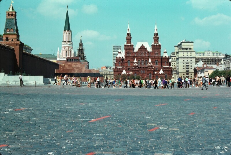 Красная площадь, Мавзолей, Исторический музей.