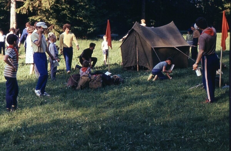 Советский пионерский  лагерь, как это было