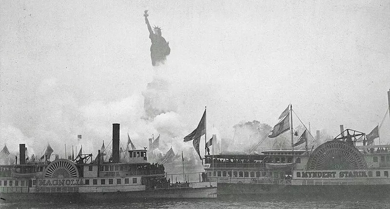 Торжество по случаю открытия Статуи Свободы. Нью-Йорк, 28 октября 1886 года