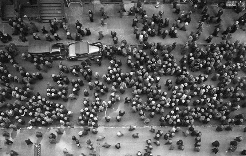 Нью-Йрок, 1930-е, вид сверху