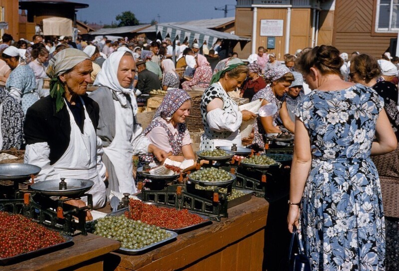 Даниловский рынок. Москва.1959 год
