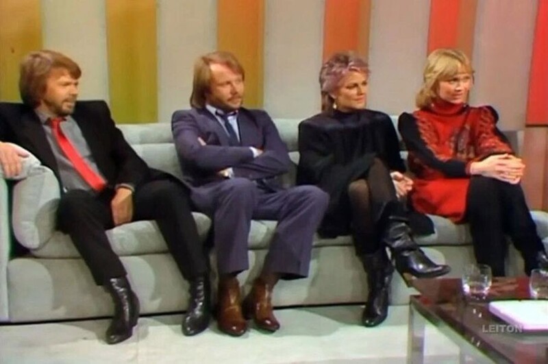 Ноябрь 1982 года. Последнее появление группы ABBA на публике в ТВ-шоу ВВС "Late, Late Breakfast Show"