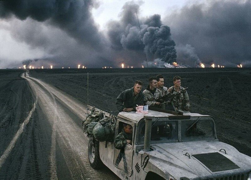 Кувейт в огне, фотограф Bruno Barbey, 1991 год