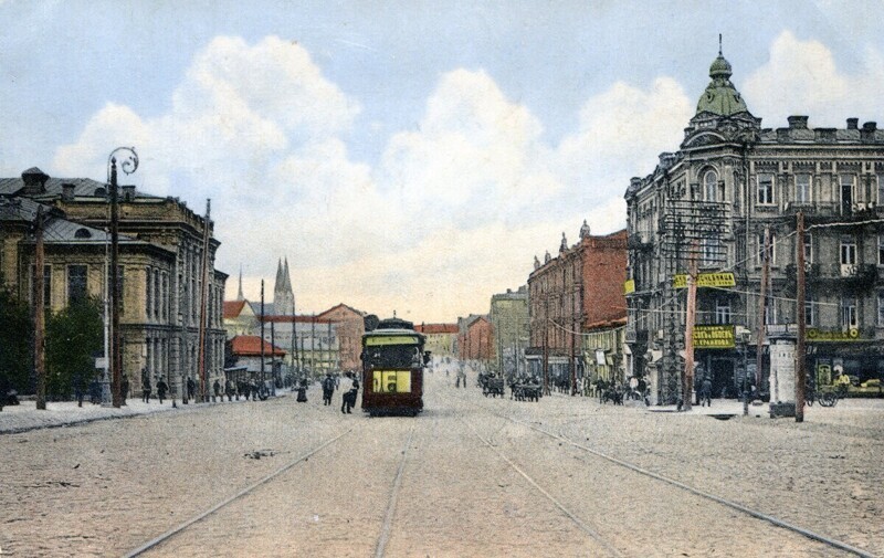 Большая Васильковская улица.  1911 год.