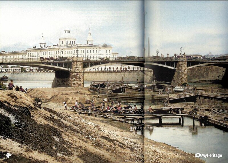Большой Устьинский мост  1910 год.