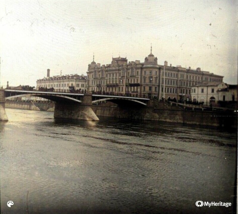 Москворецкий мост и Балчуг  1900 год.