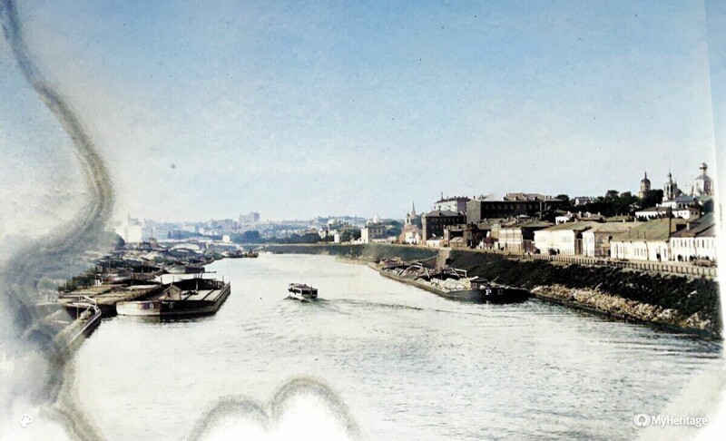 Вид от Краснохолмского моста  1909 год.