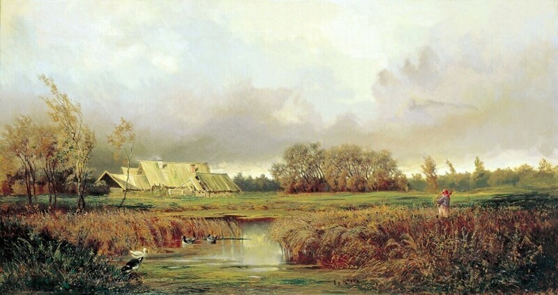 Волков Ефим Ефимович "Болото осенью" (1871)