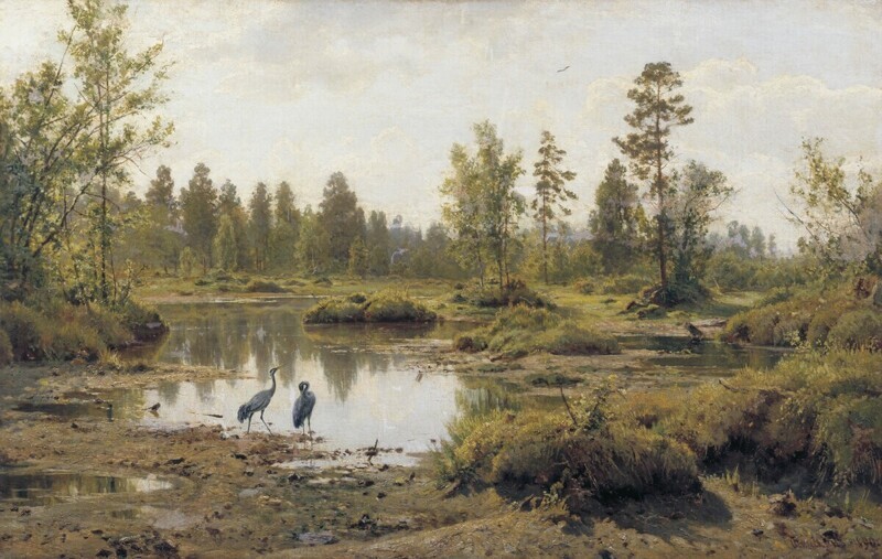 Шишкин Иван Иванович «Болото. Полесье» (1890)
