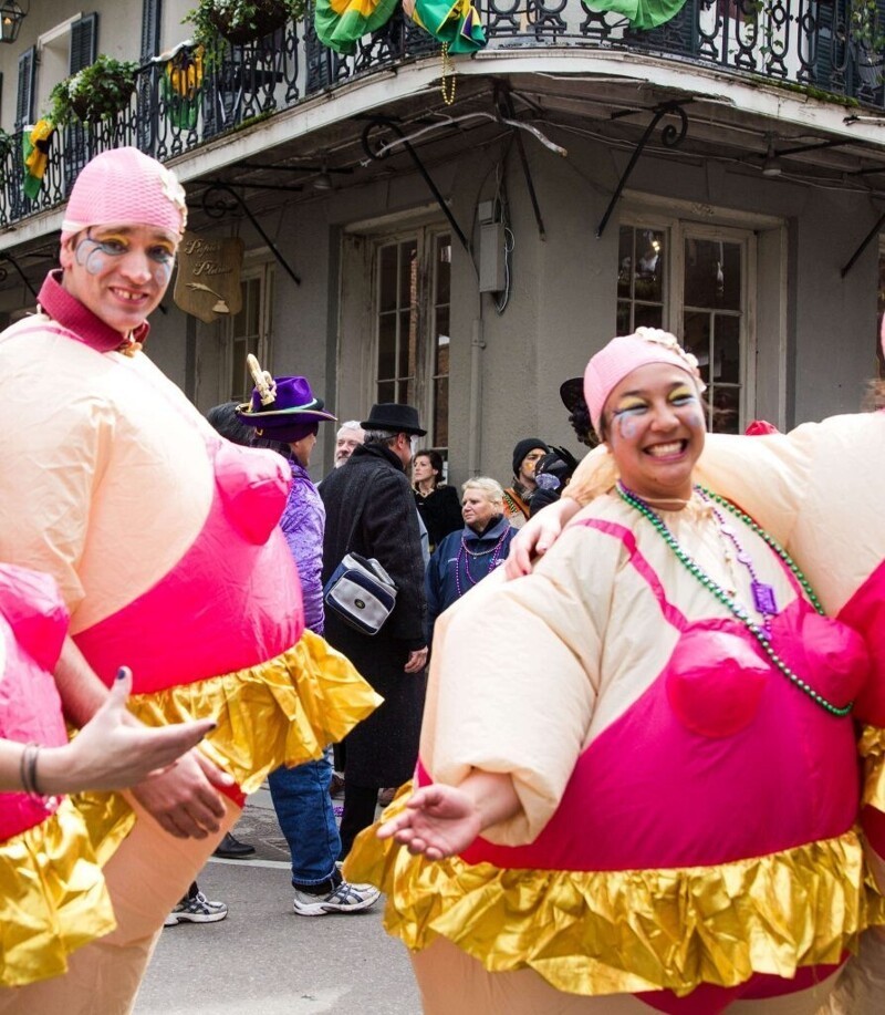 20 самых странных нарядов с карнавала Марди Гра