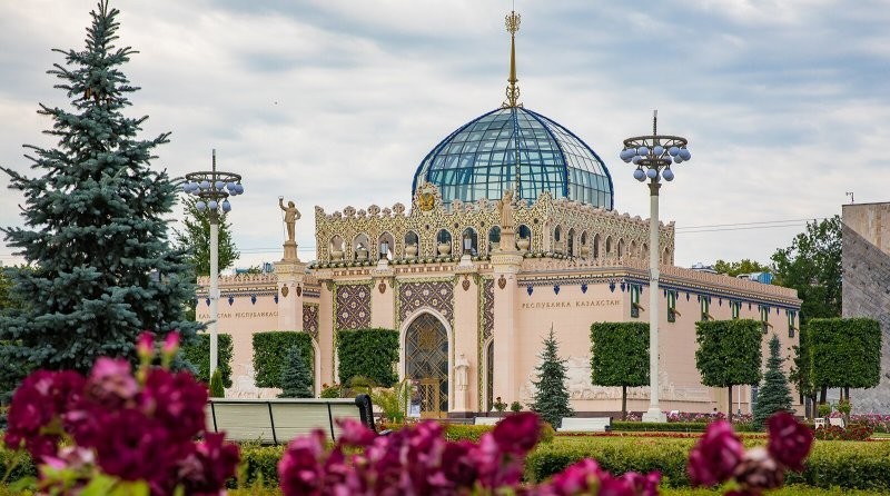Реставрация павильона Казахская ССР на ВДНХ