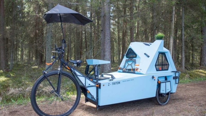 Zeltini Z-Triton — лодка, дом на колесах и велосипед в одном