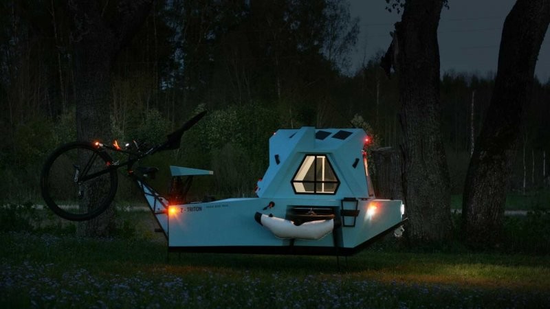 Zeltini Z-Triton — лодка, дом на колесах и велосипед в одном