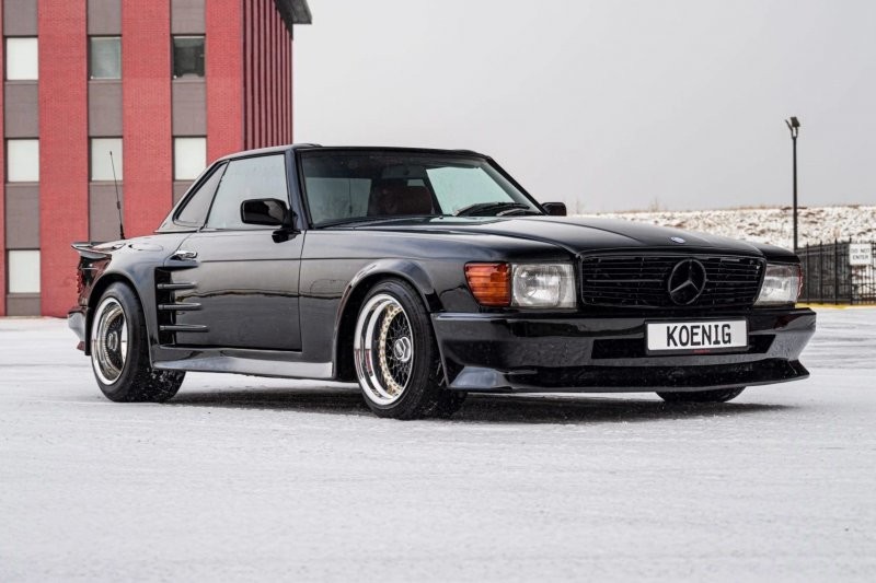 Образец тюнинга 80-х: Mercedes-Benz 450 SL Koenig Specials с широким кузовом
