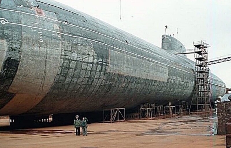 Самая большая подводная лодка в мире. Ее габариты поражают воображение