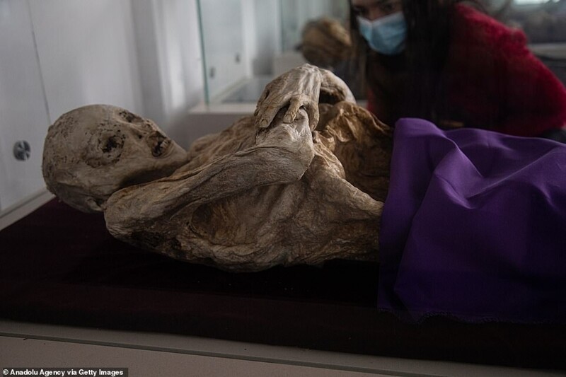 В Колумбии выставили мумии, которым всего около 100 лет