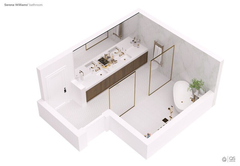 Дизайнеры показали ванные комнаты знаменитостей