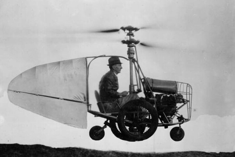 Летающее авто Джесса Диксона. Развивало скорость до 160 км/ч, 1940 год
