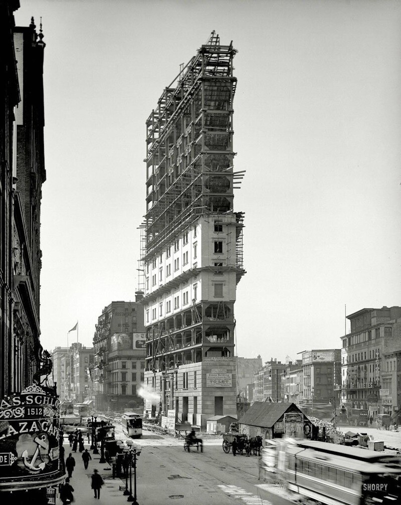 Строительство Таймс-Сквер.1903 г.