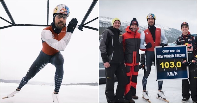Голландский конькобежец установил новый рекорд скорости на льду