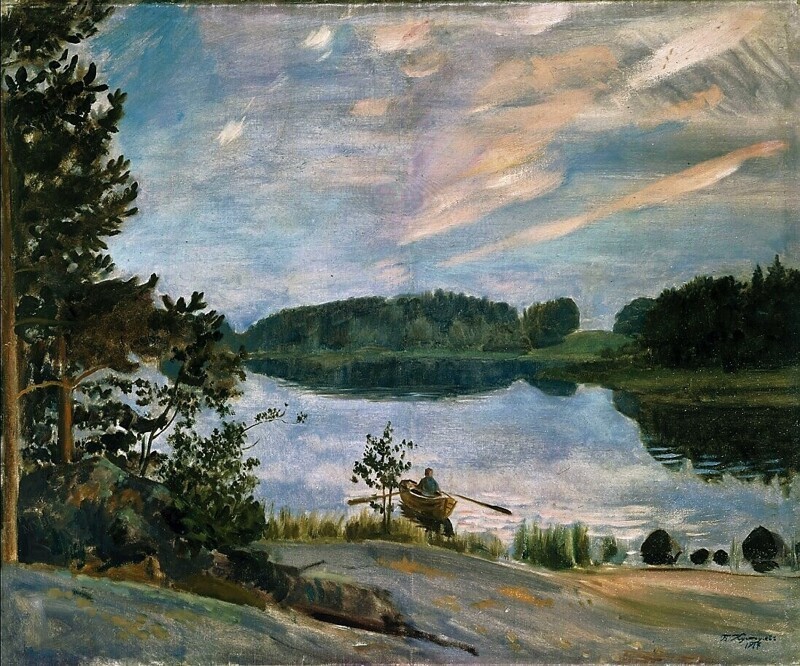 Кустодиев Б.М., «Конкола», 1917, холст, масло, 52 х63 см