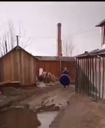 Удивил деревенских