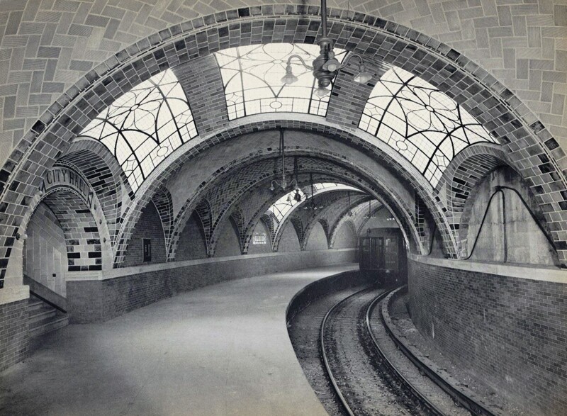 Станция метро «City Hall» на IRT Lexington Avenue Line, 1904 год.