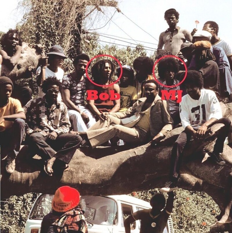 Молодой Майкл Джексон в гостях у Боба Марли. Кингстон, Ямайка, 1975 год