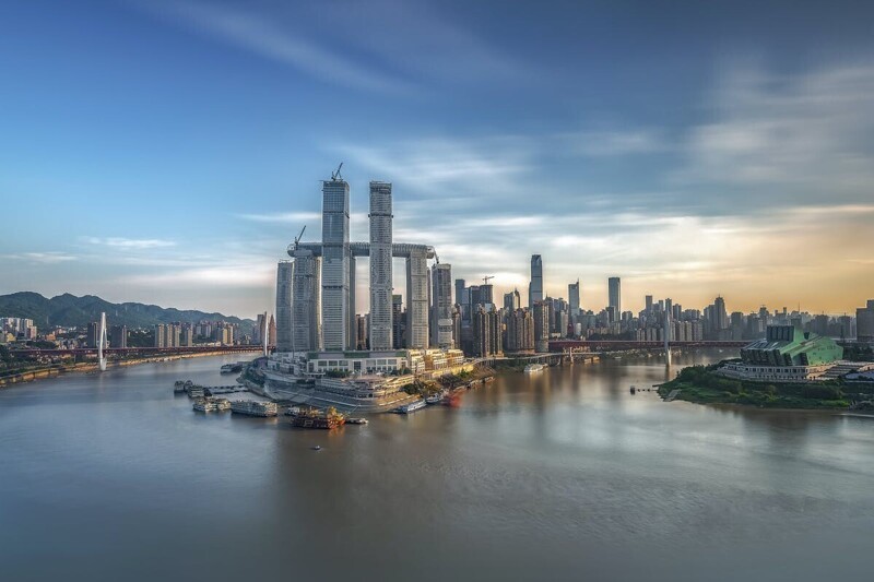 Современное чудо света: китайский мост-небоскрёб