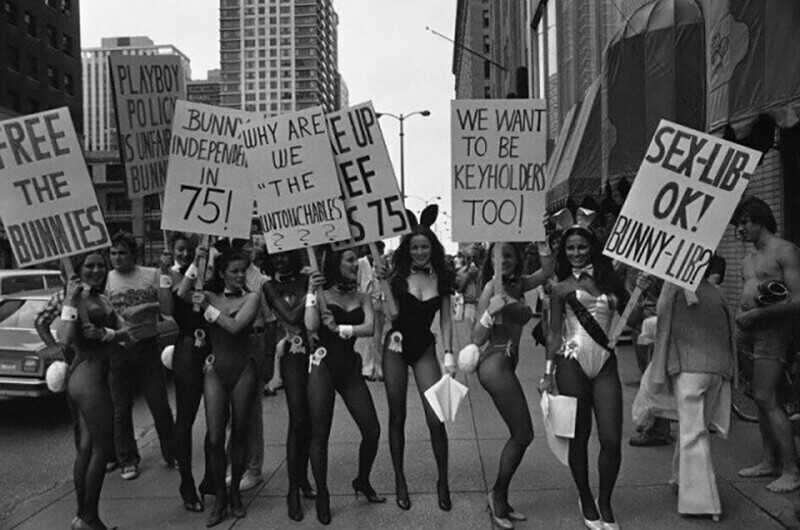 Забастовка кроликов в клубе Playboy в Чикаго, 18 июня 1975 года