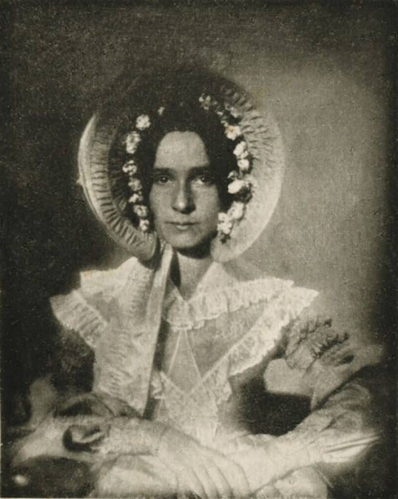 4. Первая фотография женщины, 1839 г.