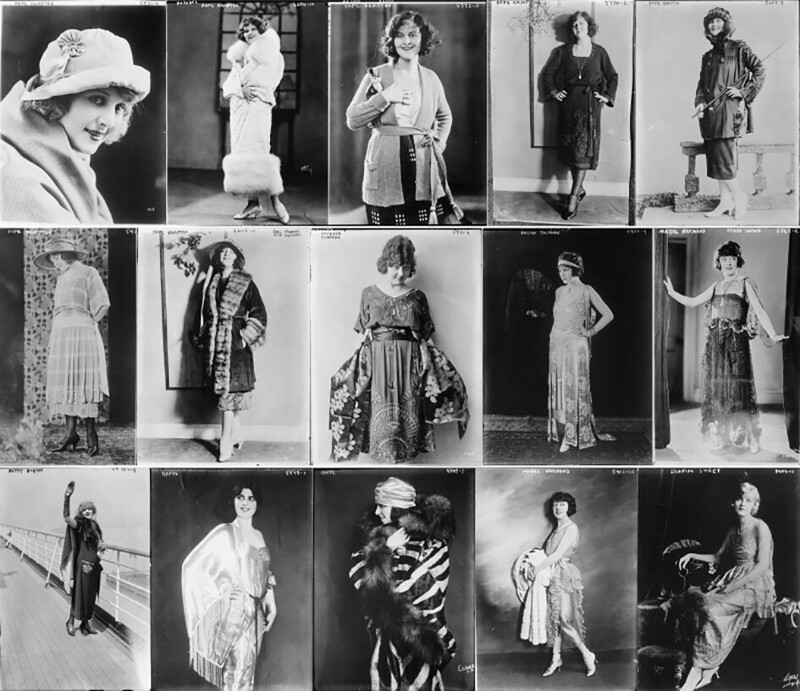 Женская мода 100 лет назад. США, начало 1920-х гг