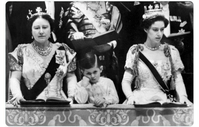 Принц Чарльз на коронации Елизаветы II, 1952 год