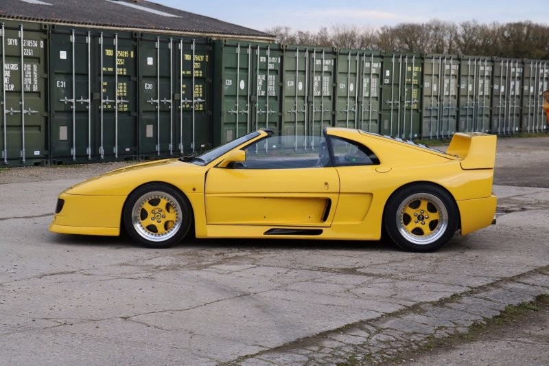 Немецкий тюнинг 90-х: очень редкий Ferrari с 520-сильным Twin-Turbo двигателем