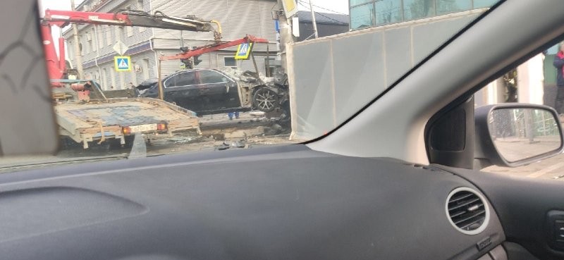 Авария дня. В Краснодаре водитель BMW протаранил «ГАЗель»