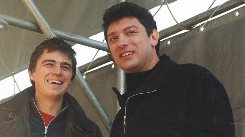 Сергей Бодров-младший и Борис Немцов. Москва, 2001 год