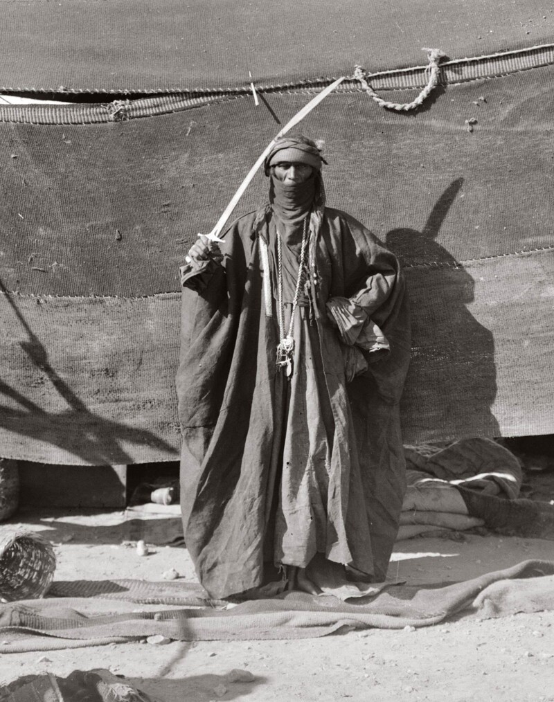 Воин-бедуин в Саудовской Аравии в 1906 году