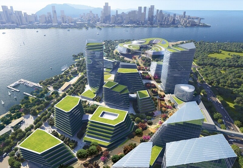Город размером со страну: Китай внутри города строит ещё один город