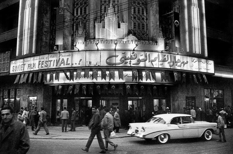Фестиваль советского кино в кинотеатре Риволи. Каир, 1953 год